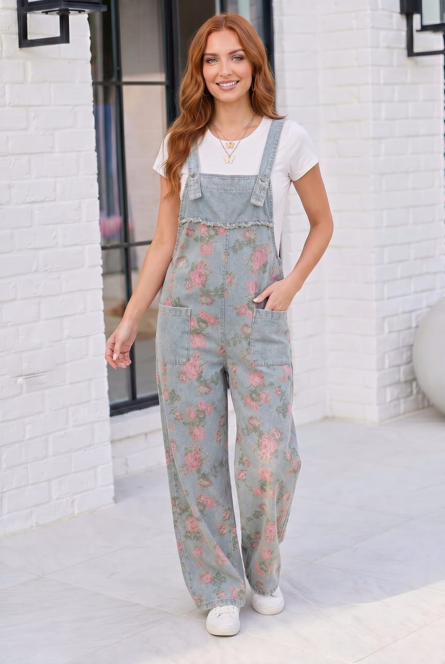 Vintage Flora Overall