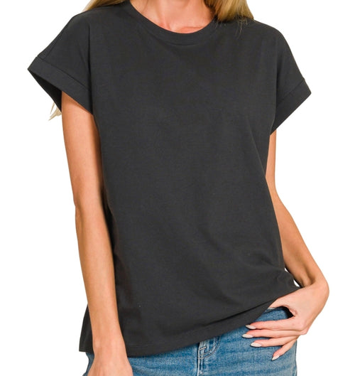 Cuff Sleeve Tee