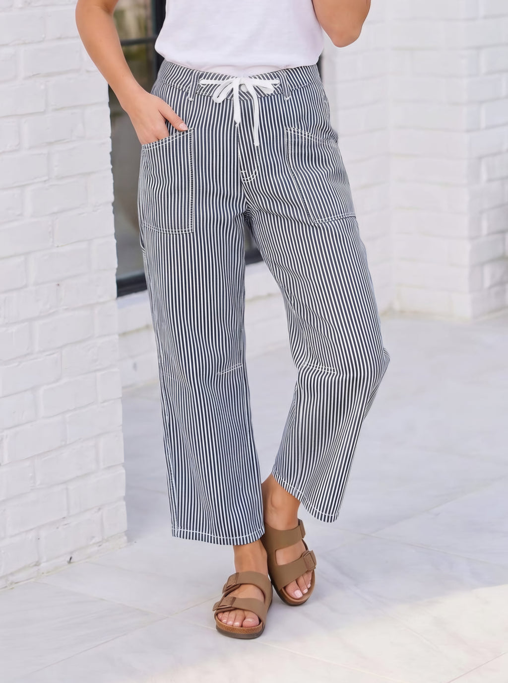 Railroad Stripe Pant