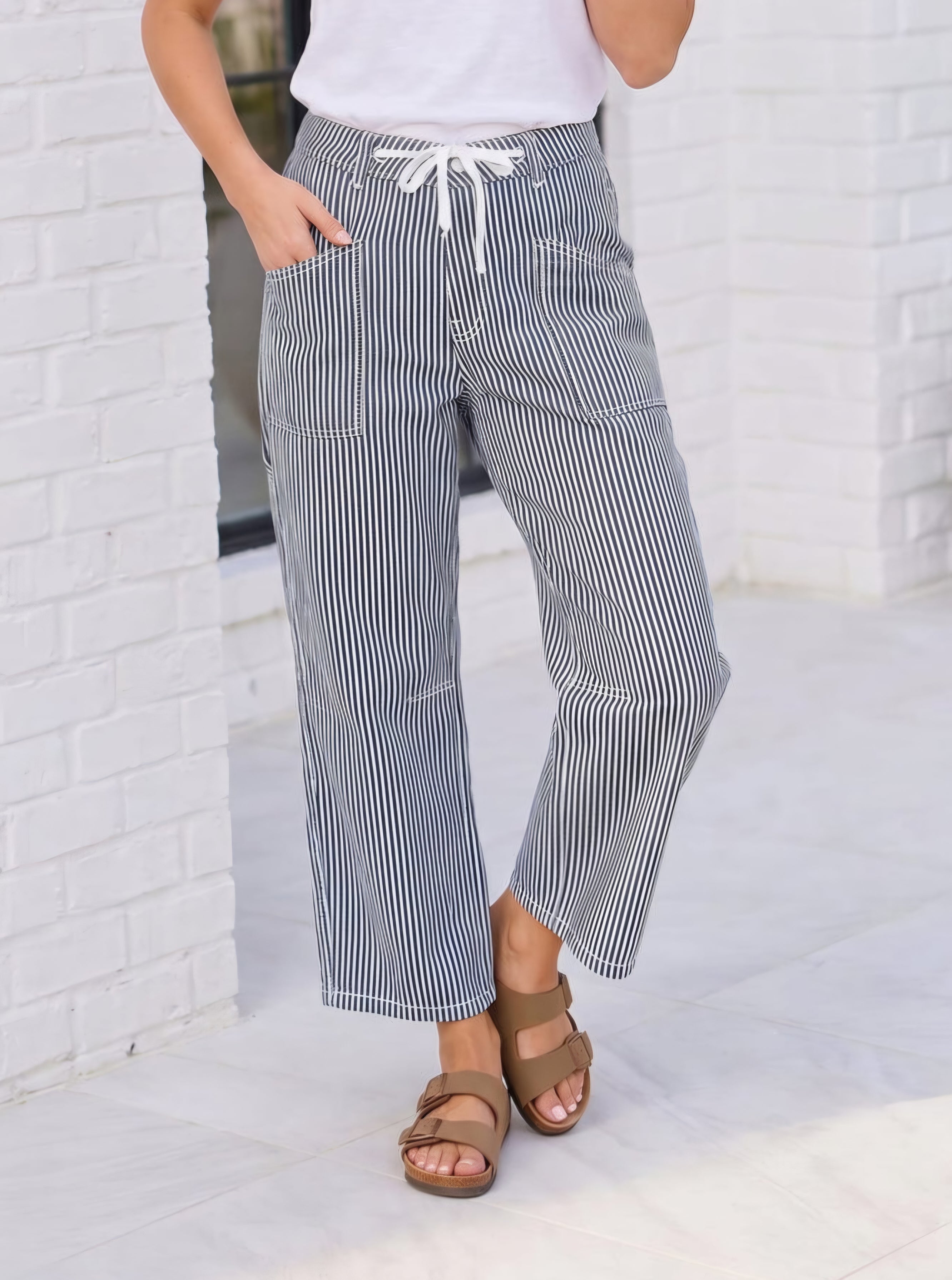Railroad Stripe Pant