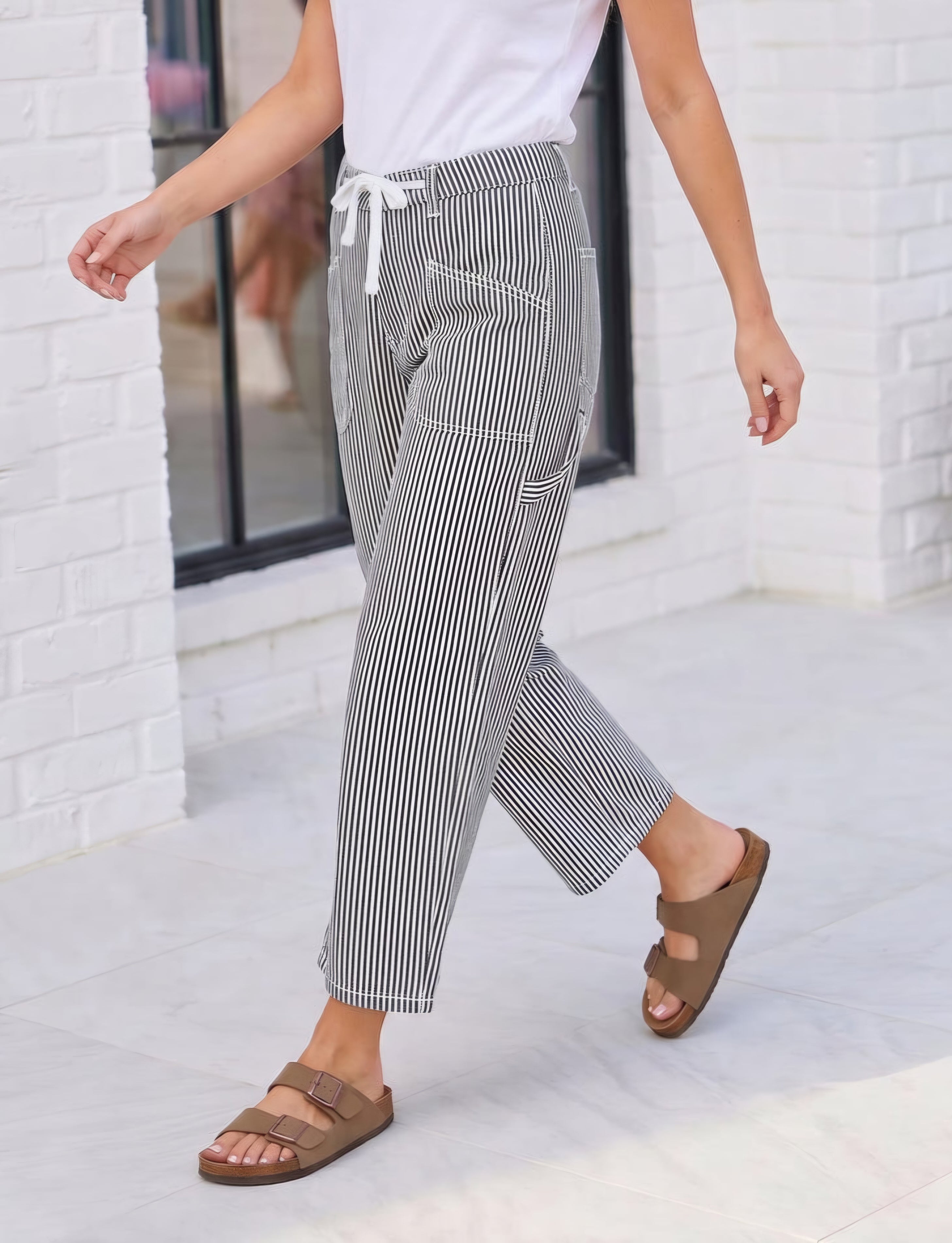Railroad Stripe Pant
