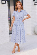 Striped Midi Dress