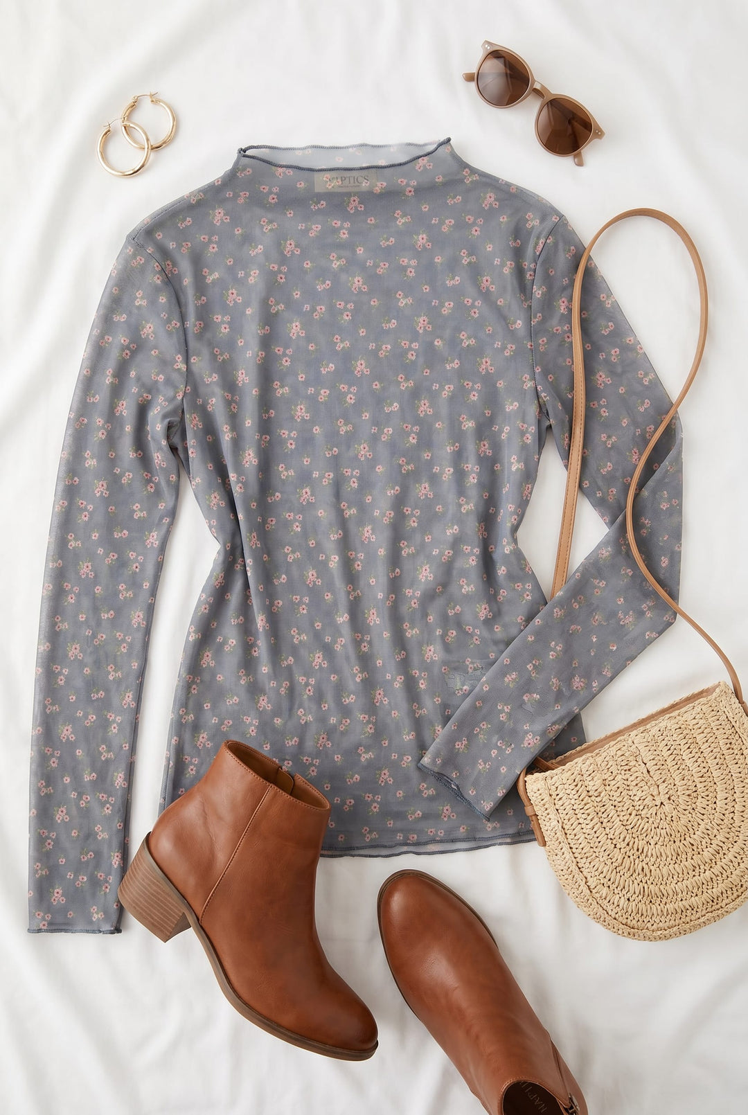 Floral Sheer Top